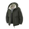 New Men's Winter Hooded Bread Jacket Thickened Warm Cotton Padded Jacket Fashion Versatile High Quality Coat Large Size L-8XL