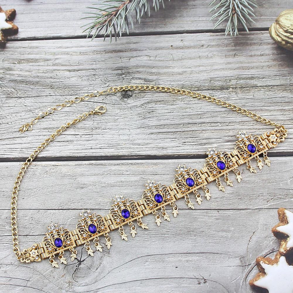 Лента для волос с цепочкой на лоб, цепочка для волос с короной для невесты, женские свадебные украшения, украшения для волос