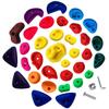 VEROMAN Holds 2 Bouldering for Wooden with Nuts Easy-Grip + Holds, 34-Piece Set, Kids, Climbing,
