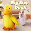 Dog Toy Stomping Duck Bite Resistant Grinding Teeth Cleaning Large Dog Interactive Entertainment Puppy Boredom Pet Plush Toy