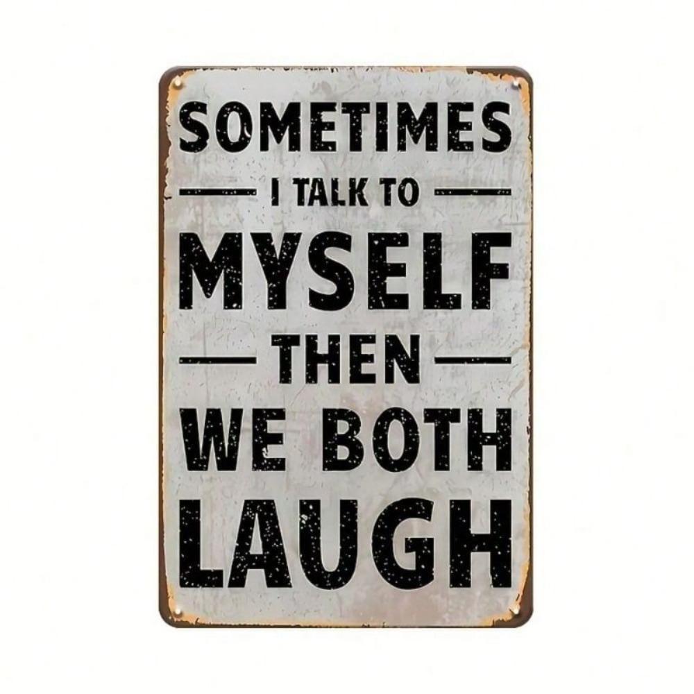 Retro Metal Wall Art Tin Sign Vintage Home Decor