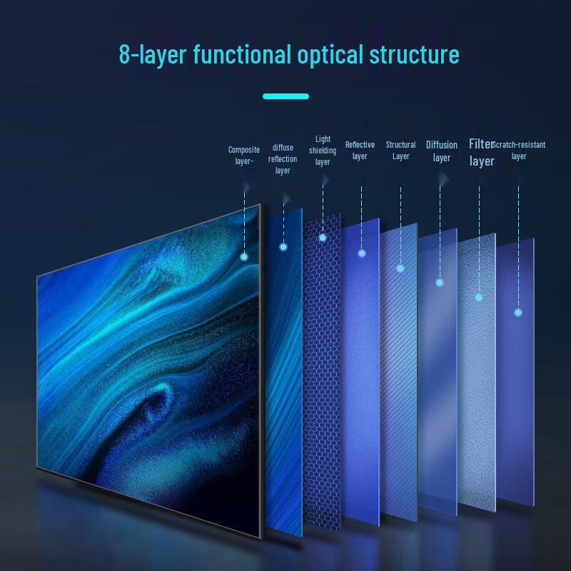 IN&VI FHZ Fresnel Anti-Light Fixed Frame Projector Screen