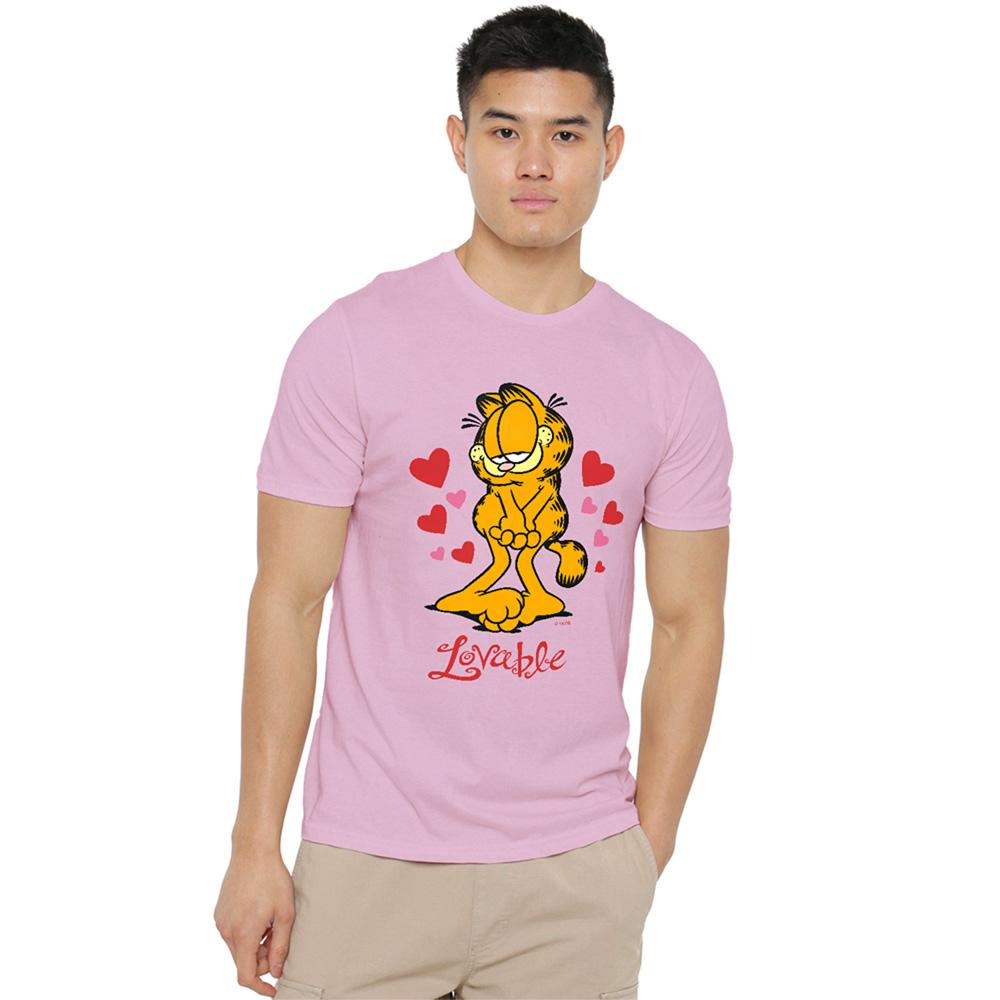 Garfield Unisex Adult Lovable T-Shirt