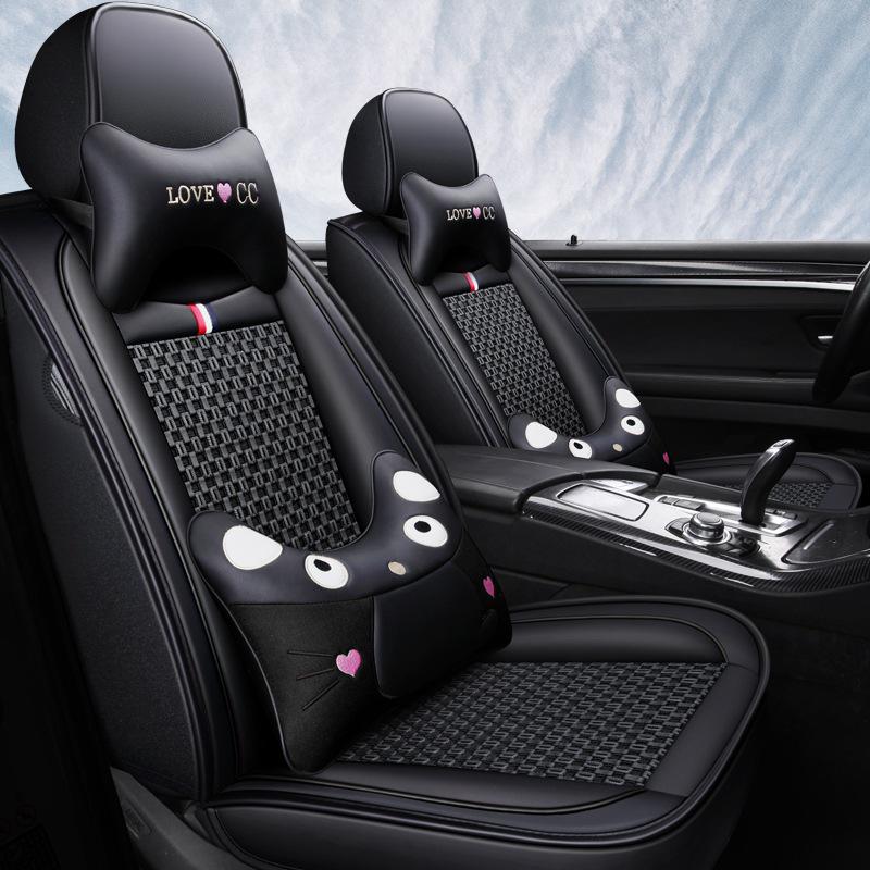 Дышащая кожаная мультяшная подушка на сиденье для Buick Excelle 2013-2015