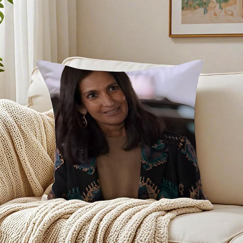 NNalini Vishwakumar TV Character Cushion Cover Pillowcase Antidustmite living Room Sofa Decor Cushion Room