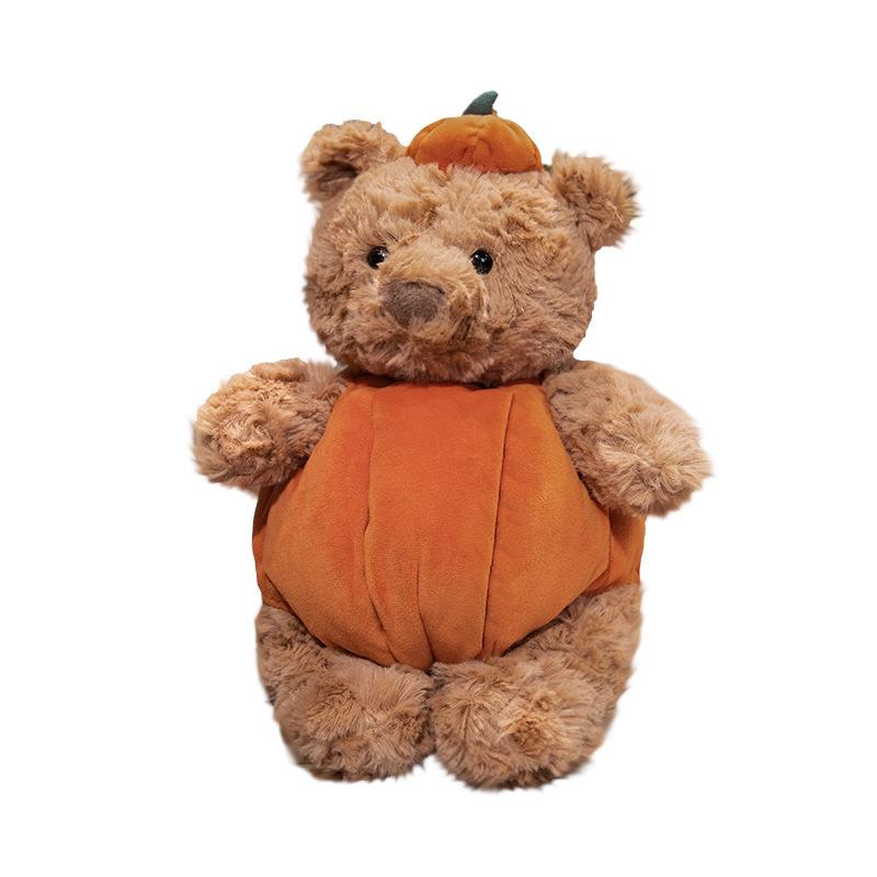 Creative Cute Halloween Pumpkin Bear Plush Toy Doll Children's Doll Pillow Grabber Baby
