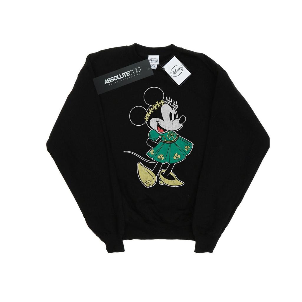 Disney Womens/Ladies Minnie Mouse St Patrick´s Day Costume Sweatshirt