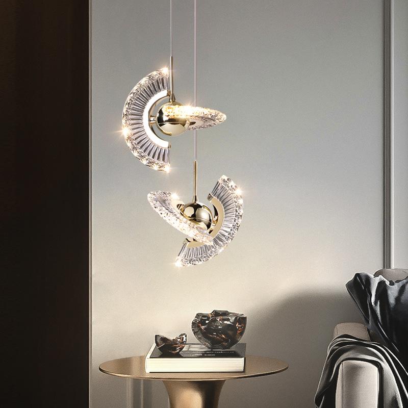 Nordic Lighting Ceiling Подвесной Светильник Вращающийся Мульти-Стиль Светодиодные Огни НЛО Домашнее Внутреннее Освещение Гостиная Искусство Декоративное