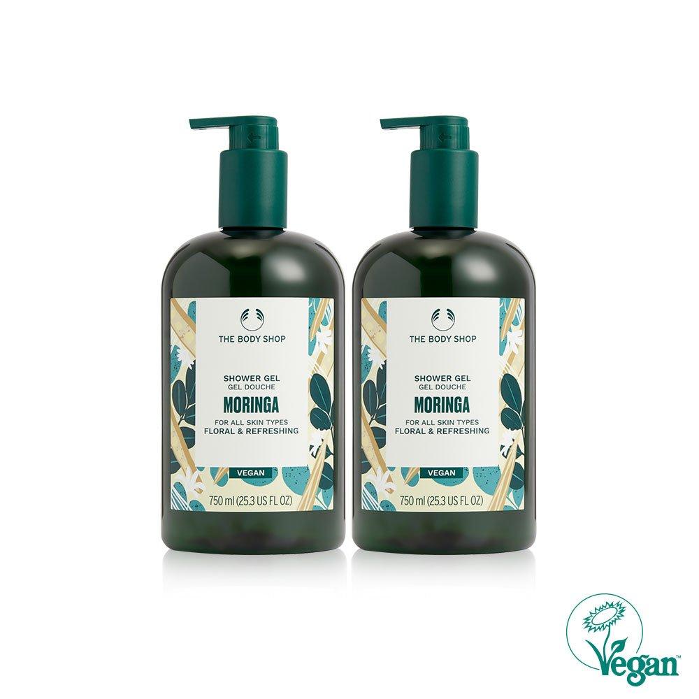 The Body Shop Гель для душа «Моринга» 750 мл, набор из 2 шт.