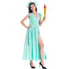 American Free Muse Costume, Halloween Cosplay Costume, Greek Muse Statue Dress