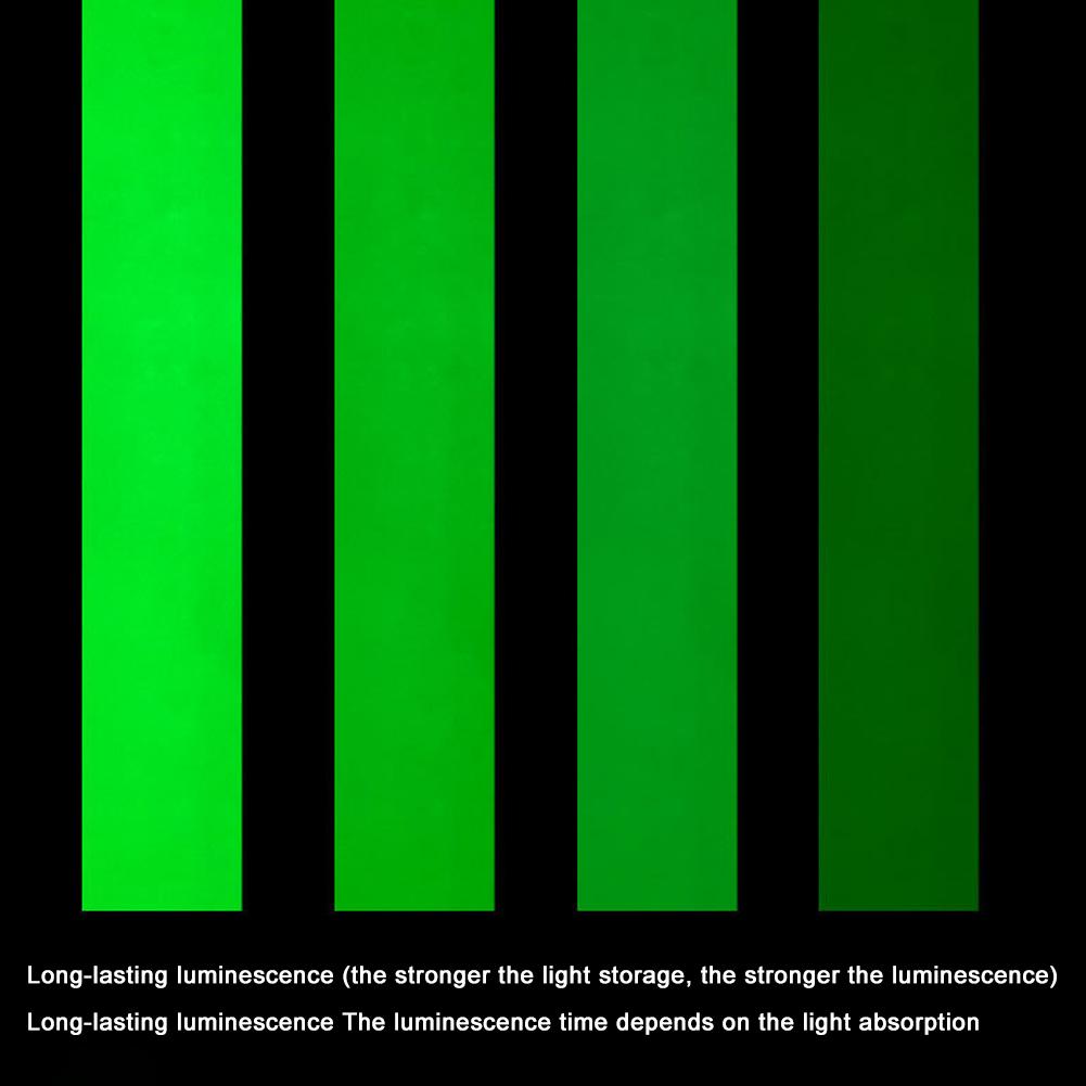 2PCS Fluorescent Stickers Tape Green Luminous Tape Staircase Fire Warning Glow In the Dark Can Be Cut Night Light Strip Wall