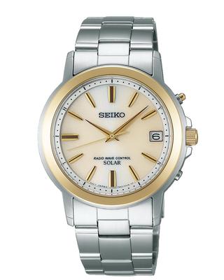 Seiko Selection Солнечные часы Серебристые Мужские Радиоуправляемые SBTM170,