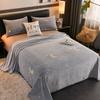 Coral Blanket Cushion Flannel Blanket Plush Bed Household Quilt Thick Warm Sofa Blanket