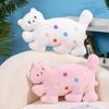 Cute Colorful Polka Dot Cat Pillow Meow Star Plush Toy Home Pillow Girls Gift