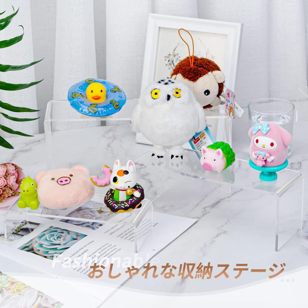 Подставка для демонстрации сцены из акрила Annhua, набор из 5 штук, подставка для демонстрации Хинаты из акрила, подставка для демонстрации лестницы из акрила, подставка для демонстрации фигур из акрила, подставка для подъема 4 мм