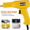 50W Plastic Welding Machine Car Bumper Repair Kit Hot Stapler Hot Air Gun Crack Repair for Removing Body Dent Cracks