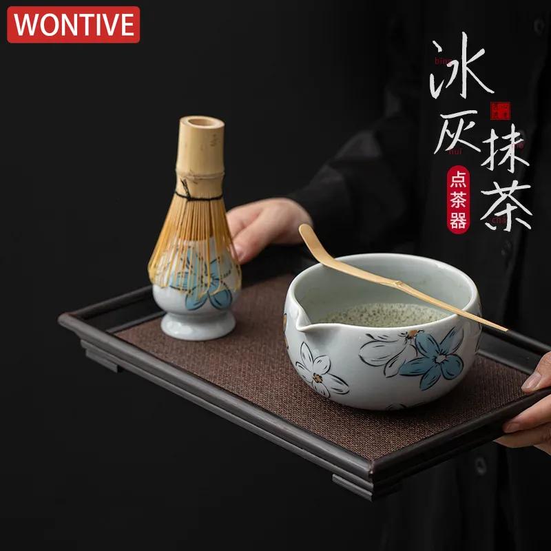 Японский набор матча, безопасный бамбуковый венчик, чайная ложка, чайные сервизы, магазин напитков для дома, принадлежности для приготовления чая, пиала для чая, аксессуары для чайной церемонии