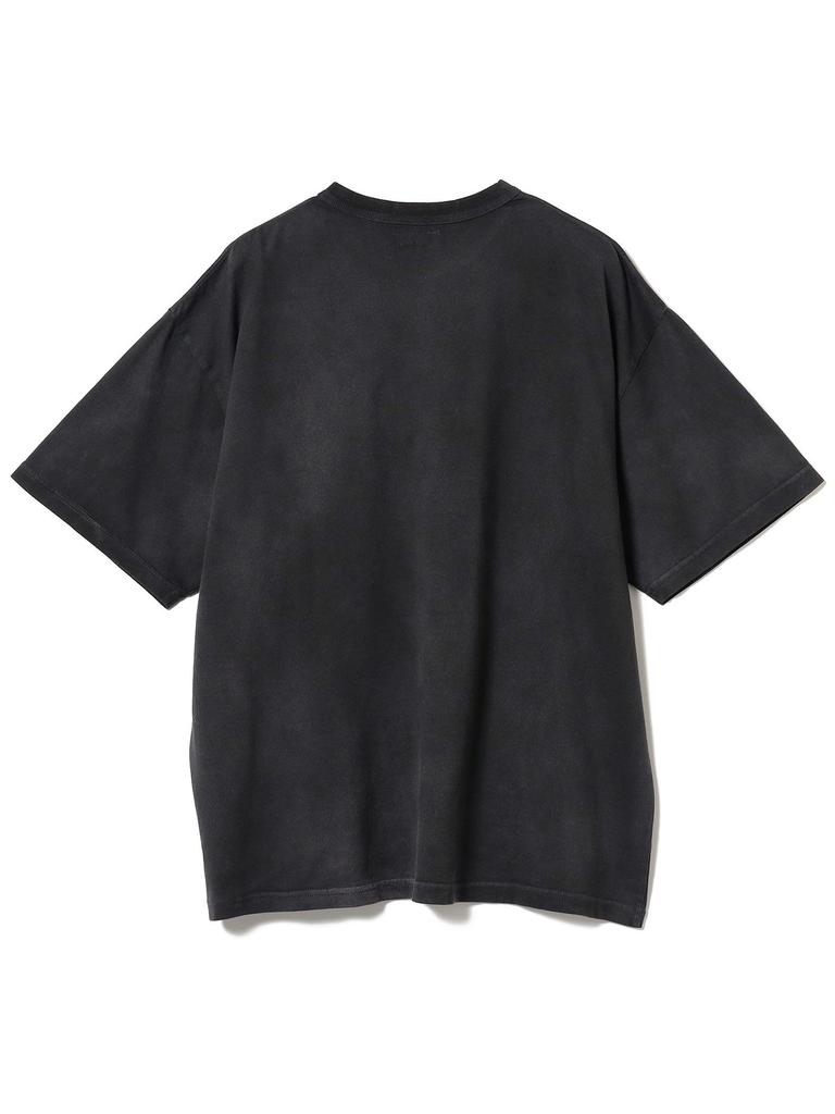 Футболка Vintage Like Fade ЧЕРНАЯ M 11041285146 [BEAMS] Футболка из натуральной кожи мужская