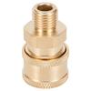 1Pcs Pressure Washer Connectors 1/4inch Male Fitting Connector Pressure Washer Coupling Quick Release Adapter Garden Water Kit