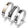 Stainless Steel Religious Bracelet Adjustable Fashion Bracelet Unique Men's Jewelry  Friends