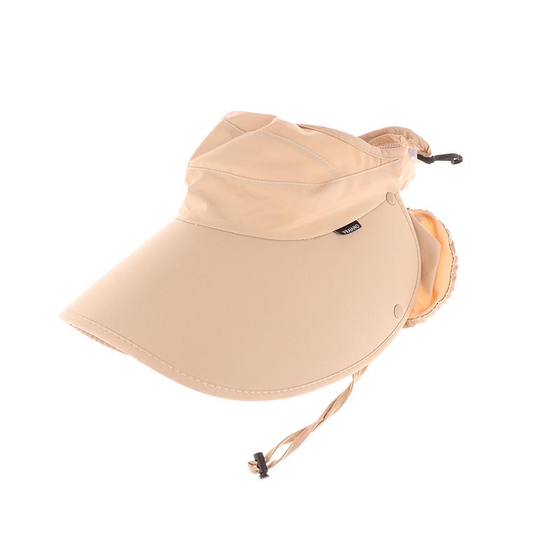 Солнцезащитная шляпа с большими полями, летняя, закрывающая все лицо, пустая шляпа-цилиндр, для велоспорта, скалолазания, солнцезащитная шляпа