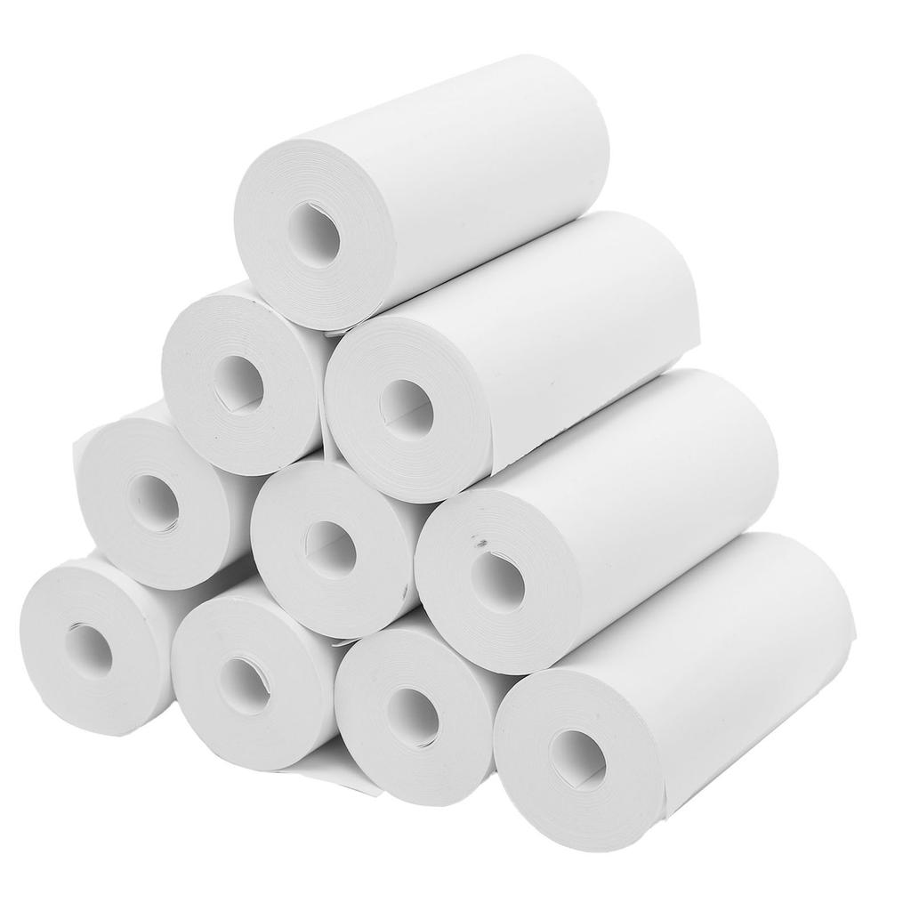 10 рулонов бумаги для мгновенной фотопечати 57x25 мм термобумага для заправки запасной аксессуар