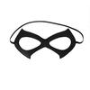 Exaggerated Black Leather Masquerade Mask for Halloween Nightclub Parties