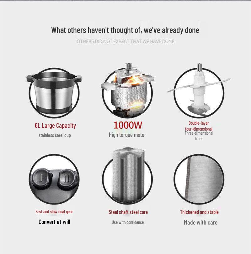 Машина для фуфу 12 л Электрическая мясорубка и измельчитель овощей