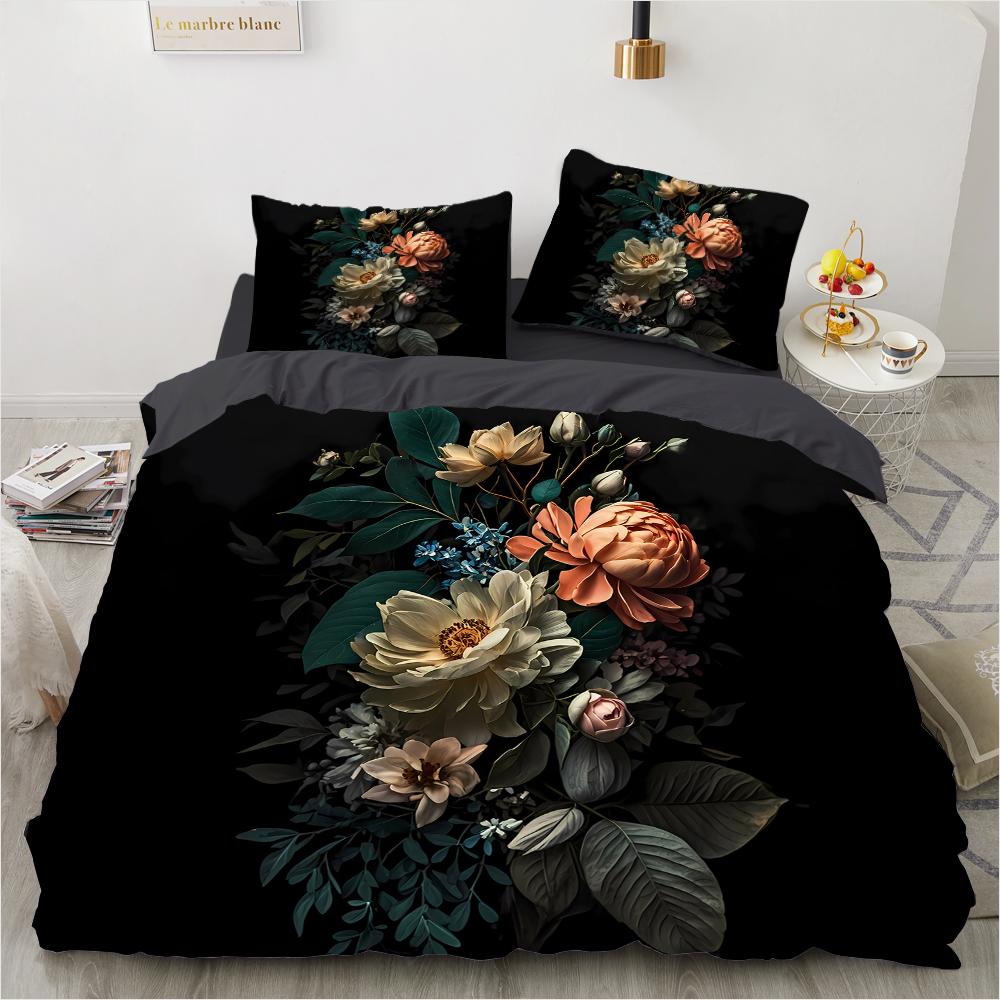 Красочный ретро-принт с 3D-принтом в виде бабочки (комплект из трех частей) односпальная двуспальная кровать пододеяльник наволочка комплект постельного белья