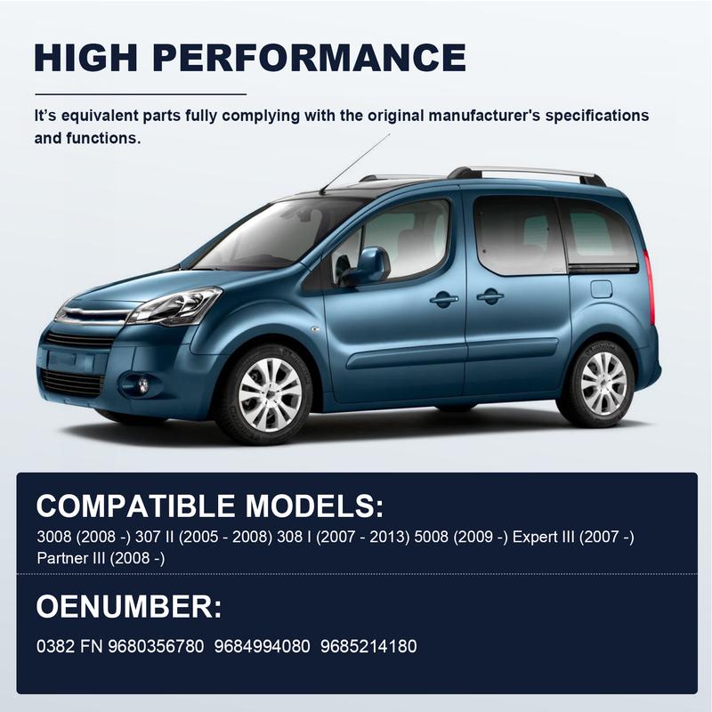 2 шт. Турбоинтеркулер Шланг Трубка 0382 FN 9680356780 ДЛЯ Citroen C4 Peugeot 307 308 5008 Partner 1.6HDi 9684994080