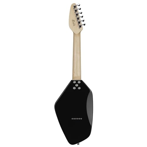VOX MARK V mini BK mini guitar, black, short scale, regular tuning, ideal for women and children with small hands, includes carry bag