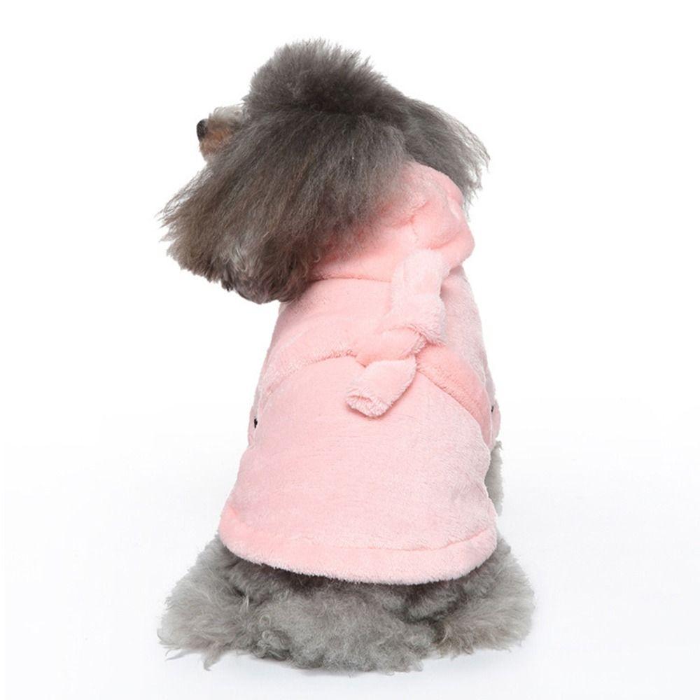 Quick-drying Dog Bathrobe Soft Puppy Robe Cute Pet Pajamas Cat