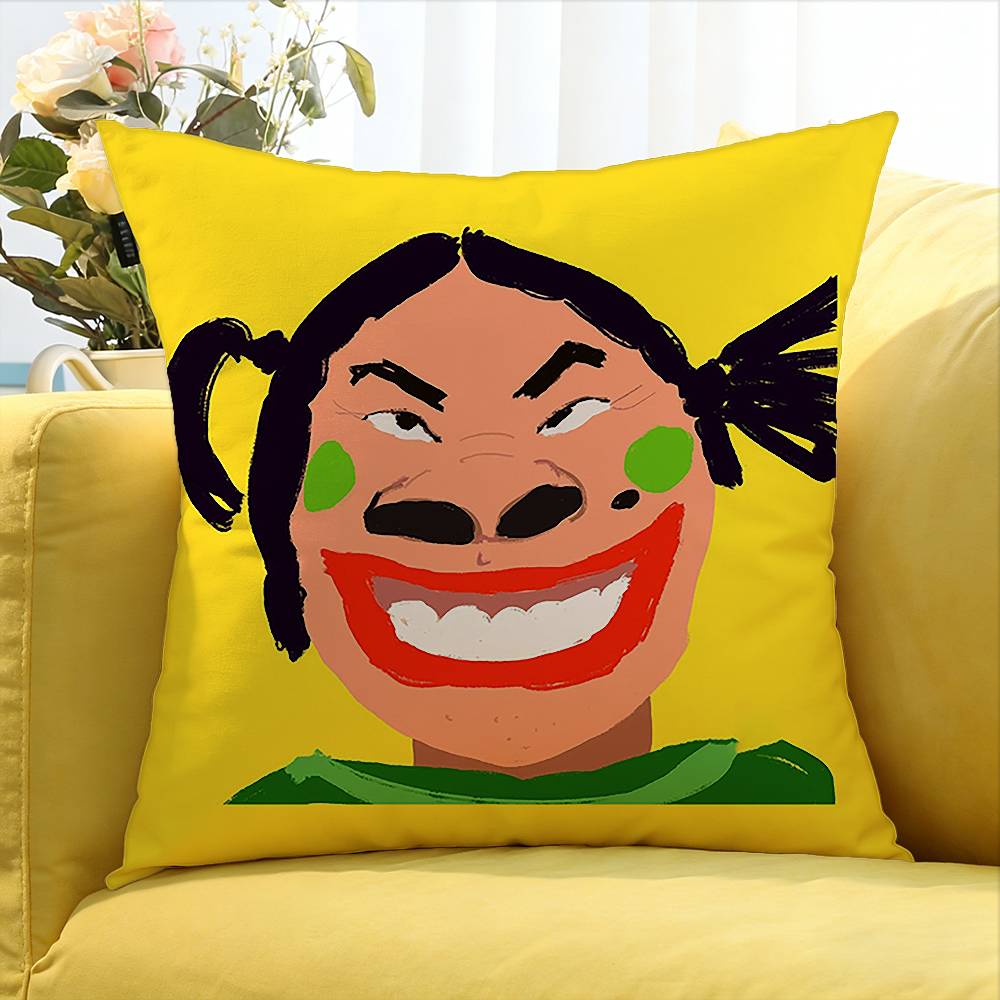 Funny and weird World Various Sizes Square Pillow Case For Car Home Bedchamber Decor