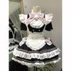 Spring Lolita Retro Elegant Sweet Mini Skirt Suits Women Y2k Lace Harajuku Bow Princess Outfits