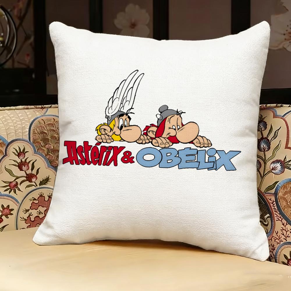 A-asterix Мультяшная Наволочка, Двусторонний Принт, Подушка для Дивана, Подушка для Изголовья Кровати