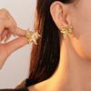 Vintage Butterfly Earrings Rhinestone Ear Studs Luxury Women Jewelry Accessory  Party