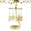 Metal Rotating Candle Holder Rotating Mechanism Transfer Windmill Tea Light Holder  Romantic Dinner