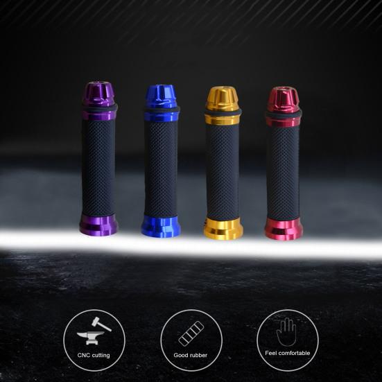 Handle Grips Lightweight Anti-skid Easy Installation Impact-resistant Handle Grips for Motorcycle