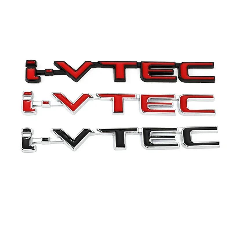 MPC4 Car Sticker VTEC Emblem Decal for Honda I VTEC Badge Fit Accord Odyssey CRV HRV Exterior Accessories Decoration