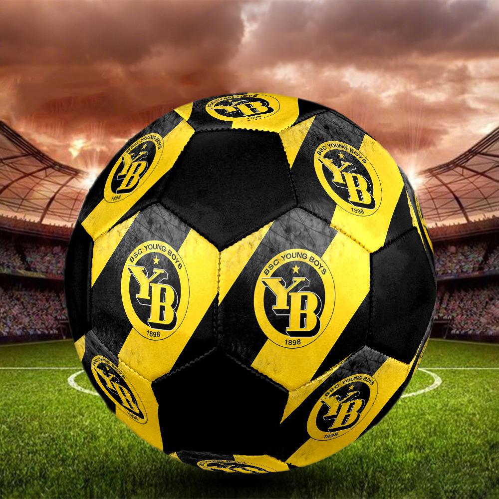 BSC Young Boys Soccer Ball Colorful All Ages Machine Stitched PVC Competition Ready Durable High-Bounce.SIZE5