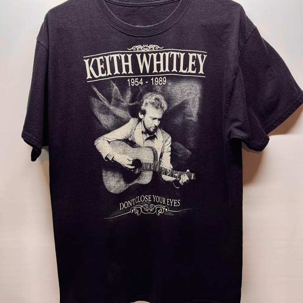 Vintage Keith Whitley Don’t Close Eyes Shirt Unisex Tour S to 5XL BO070 Unisex T-Shirt
