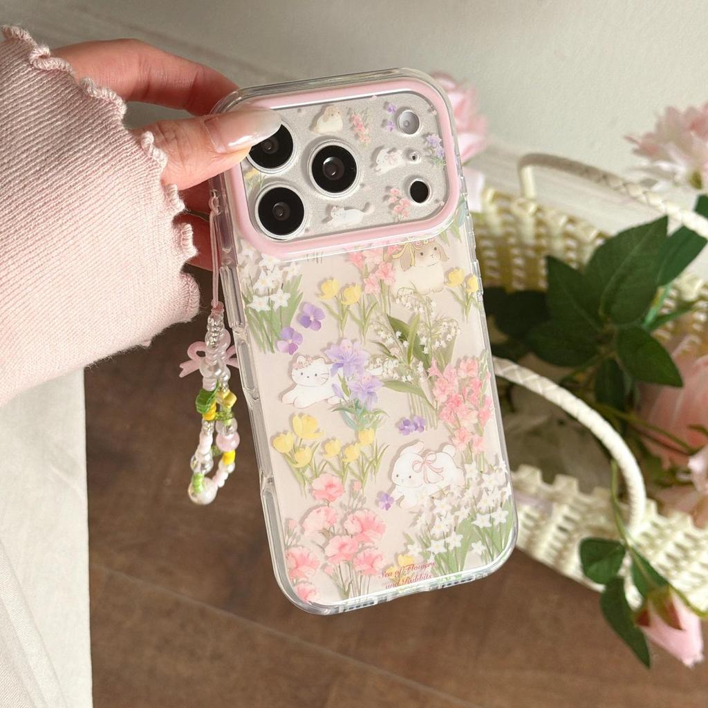 Цветник с котенком Чехол для iPhone 17 Pro Max Защитный чехол для женщин