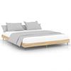 Bed Frame without Mattress Sonoma Oak Finish 120 x 200 cm Engineered Wood
