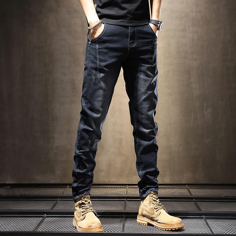 Мужские зимние джинсы Velvet Stretch Straight-Leg 2023 года