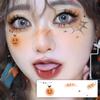 Miumi - Наклейка / Набор для макияжа лица на Хэллоуин: Тыква и Паутина