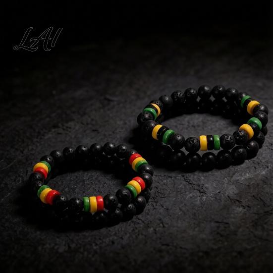 Mens Elastic Beaded Bracelets Natural Obsidian Stone Bracelet for Men 8mm Rock Accessories Stretch Bracelet Stackable Wristband Daily Wear Gift Him