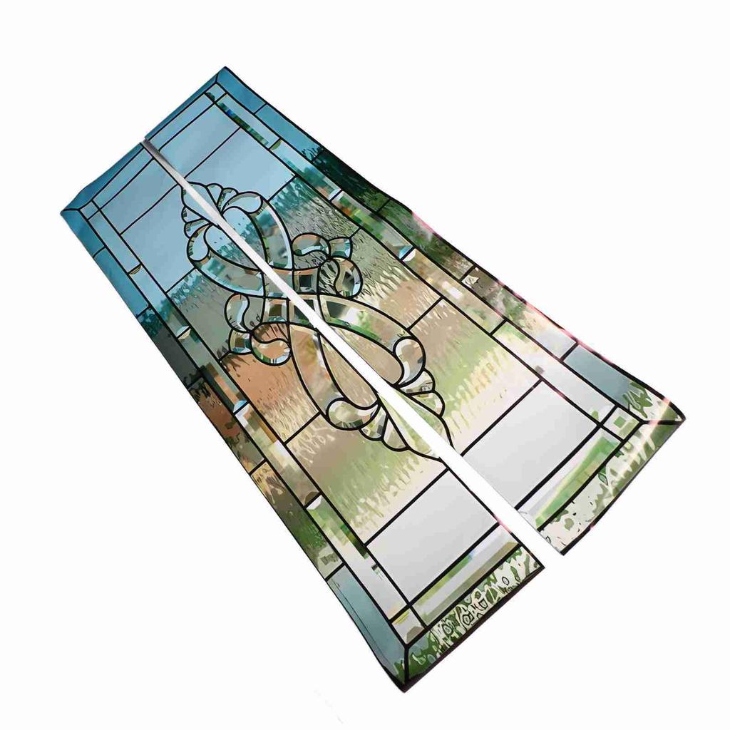 2 шт. наклейка на стеклянную дверь самоклеящаяся водостойкая настенная наклейка для украшения дома