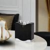 Semi-automatic Hercules Toothpicks Dispenser Black Toothpick Box Toothpick Holder Dining Table