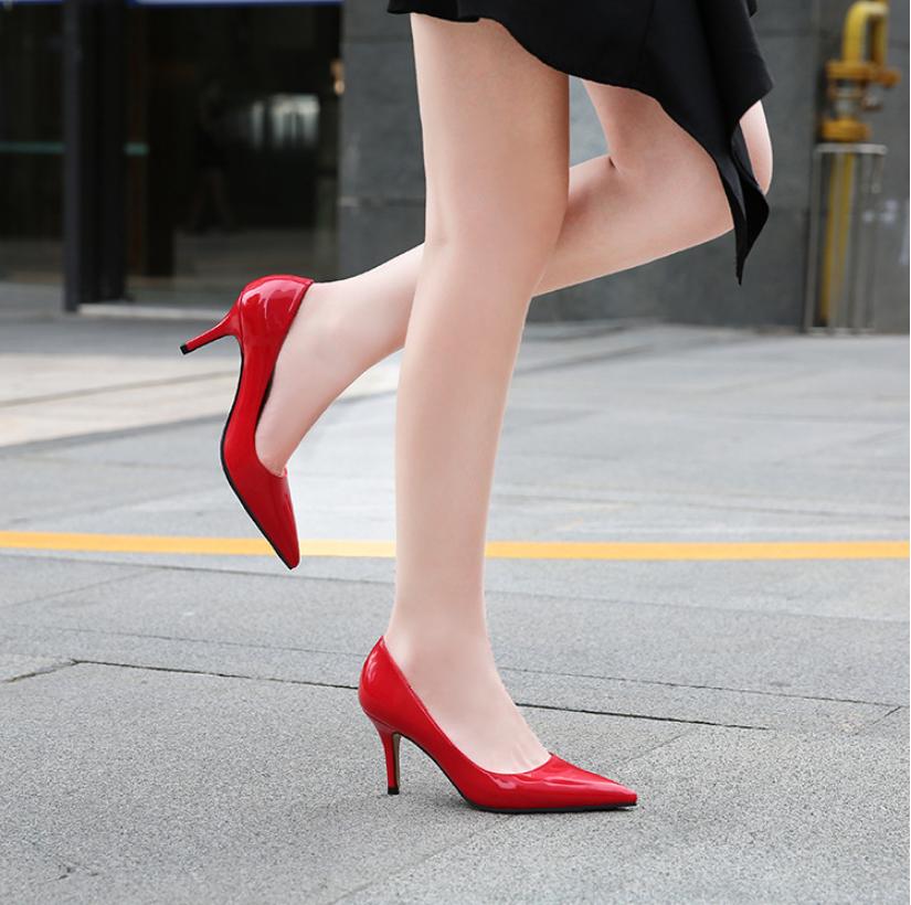 7,5 см Большой размер 46 новые мужские и женские туфли на высоком каблуке, женские туфли-лодочки, обувь унисекс