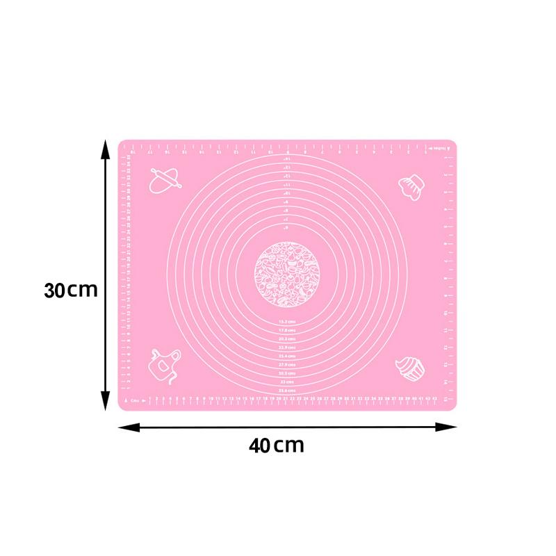 Большой силиконовый коврик, кухонный коврик для замешивания теста, коврик для выпечки, кулинария, торт, кондитерские изделия, антипригарные раскатывающиеся подушечки для теста, инструменты, листы, аксессуары